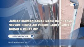 Jangan Biarkan Kamar Mandi Bau! Panggil Service Pompa Air Pondok Labu Cilandak Murah & Cepat Ini!