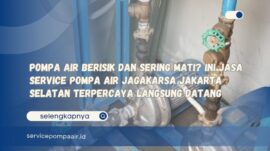 Pompa Air Berisik dan Sering Mati Ini Jasa Service Pompa Air Jagakarsa Jakarta Selatan Terpercaya Langsung Datang